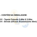 Ver imagem 3 de Tapete Onix 2,40 x 2,00 Peludo Felpudo Quarto Sala Grande - Marrom