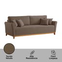 Ver imagem 5 de Sofá Fixo 160 Cm com Braço 10 Cm Brasil Meu Sofá Online