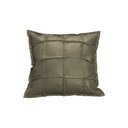 Ver imagem 1 de Almofada Decorativa de Couro Legítimo 50x50cm Luiza Fendi - Mozzelar