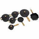 Ver imagem 1 de Kit Tradição Completo 7PCS Tampa Ferro Fundido Panelamineira