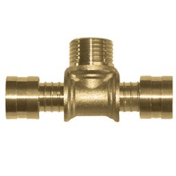 Tê Rosca Central Macho Pex Água 20x1/2x20 Kit C/ 20 - Emmeti - 3