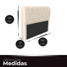 Cabeceira Casal Queen Cama Box Estofada Cristal 160 Cm Veludo - 2