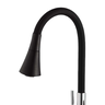Torneira Gourmet Preta Flexivel Silicone C/ Ajuste de Jato Sn18 Snel Metais - 1