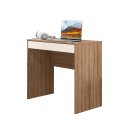 Ver imagem 2 de Mesa de Computador Bari Amêndoa/Off White Móveis Sul