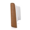 Cabeceira Design para Cama King Torres Pés em Madeira Pu/bouclê Caramelo/off White G91 - Gran Belo - 6