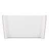 Cabeceira Design para Cama King Torres Pés em Madeira Pu/bouclê Caramelo/off White G91 - Gran Belo - 7