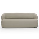 Ver imagem 3 de Sofá 3 Lugares 205cm com Poltrona Giratória Orgânica Heidy F04 Linho Bege - Lyam Decor