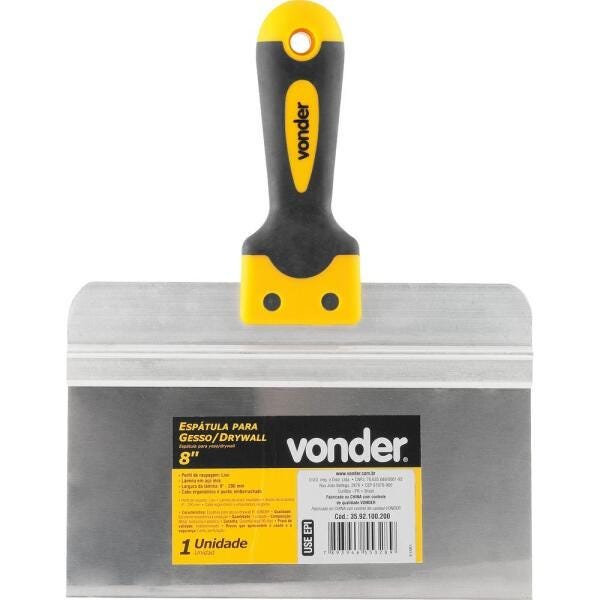 Espatula Para Gesso Drywall 8" - Vonder - 2