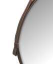Ver imagem 3 de Espelho Redondo Decorativo 50cm Suspenso com Alça de Couro