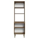 Ver mais imagens de Torre Quente 60 cm 3 Portas Rustic/Preto Lille Madesa