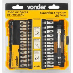 Faca de Precisão Jogo com 29 Peças - Vonder - 3