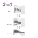 Ver imagem 4 de Quarto de Bebê Completo Bala de Menta 5 Gavetas Branco - Henn