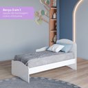 Ver imagem 7 de Quarto de Bebê Completo Bala de Menta 5 Gavetas Branco - Henn