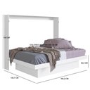 Ver imagem 4 de Cama Casal Articulada Horizontal 194,2cm X 145,7cm C/ Nichos Cor:branco