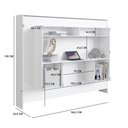 Ver imagem 5 de Cama Casal Articulada Horizontal 194,2cm X 145,7cm C/ Nichos Cor:branco