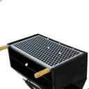 Ver imagem 4 de Churrasqueira com Suporte Grelha e 3 Espetos Preto