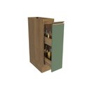 Ver imagem 3 de Nicho Porta Condimentos Celeste Kappesberg 100% Mdf Nogueira/verde 20cm