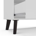 Ver imagem 5 de Cristaleira Londres 2 Portas 1 Gaveta com Vidro Branco - Politorno