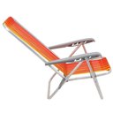 Ver imagem 6 de Kit 04 Cadeiras de Praia Reclin.Tramontina Bali Baixa Alumínio c/ Assento Laranja e Amarelo