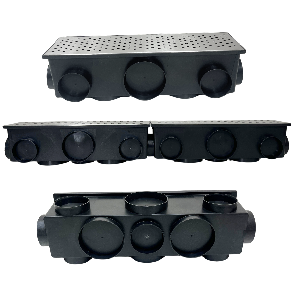 Ralo 15x50 Multi Saídas Grelha em Inox 304 Bolinha - 5