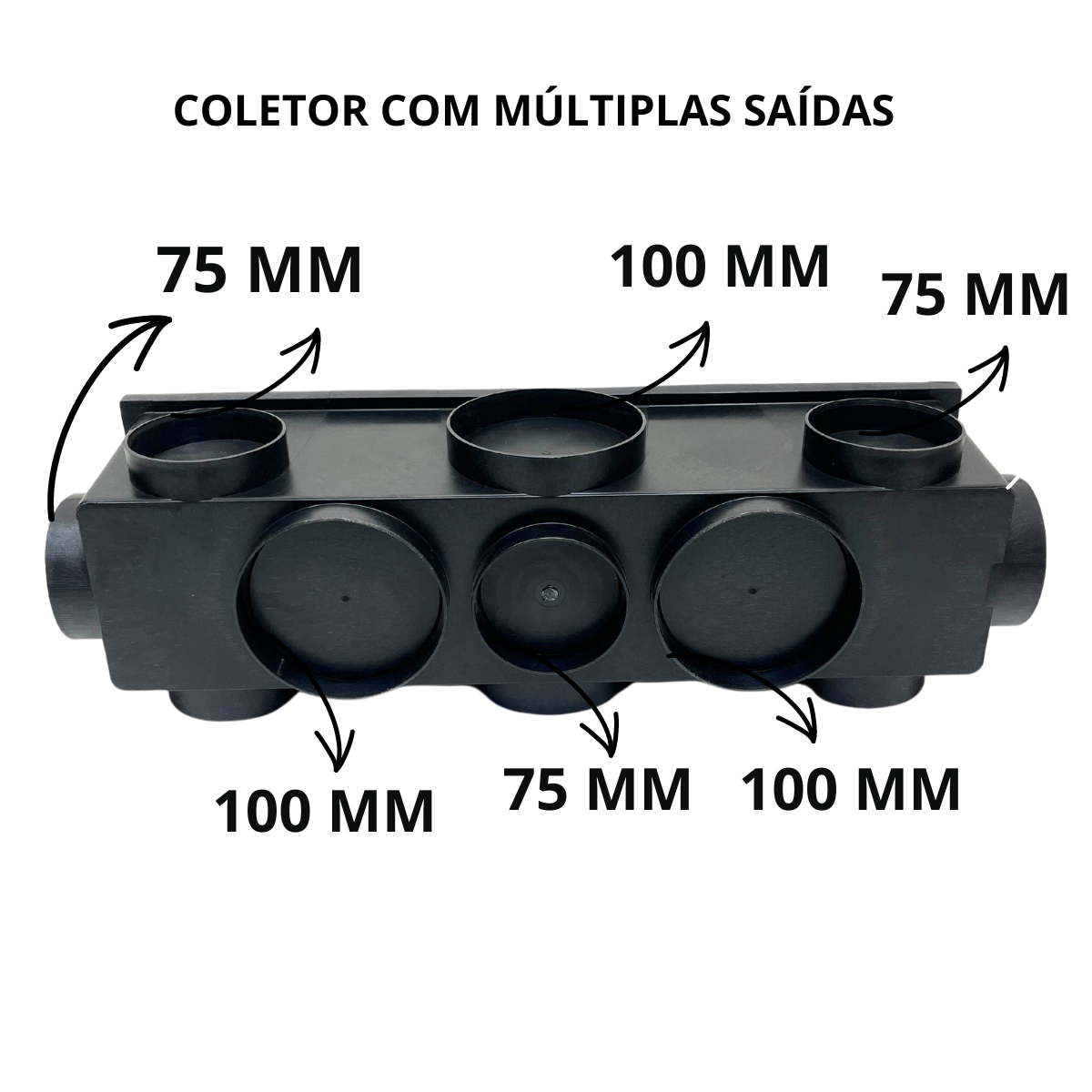 Ralo 15x50 Multi Saídas Grelha em Inox 304 Bolinha - 8