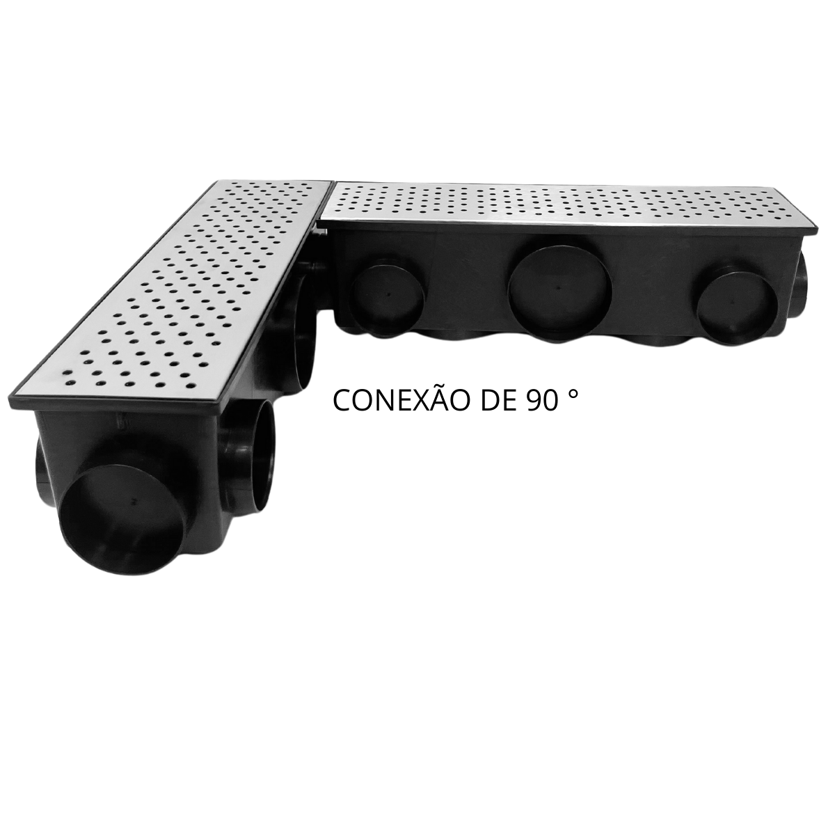 Ralo 15x50 Multi Saídas Grelha em Inox 304 Bolinha - 3