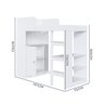 Cama com Escrivaninha e Colchão Solteiro Branco Sally Jm Móveis - 4