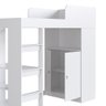 Cama com Escrivaninha e Colchão Solteiro Branco Sally Jm Móveis - 3