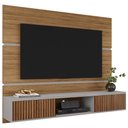 Ver imagem 1 de Painel Suspenso Tv 65 Pol 160 Cm Ambar Cinamomo Off White Bechara