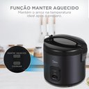 Ver mais imagens de Panela de Arroz Elétrica Midea 5 Litros Preta Pae50p1 127v