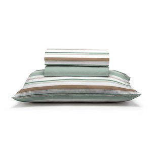 Jogo de Cama Solteiro Algodão 200 Fios 3 Peças Estampado