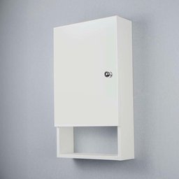 Armário para Banheiro Lavabo Nilo Branco 34cm - 4