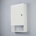 Ver imagem 4 de Armário para Banheiro Lavabo Nilo Branco 34cm