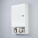 Ver imagem 2 de Armário para Banheiro Lavabo Nilo Branco 34cm