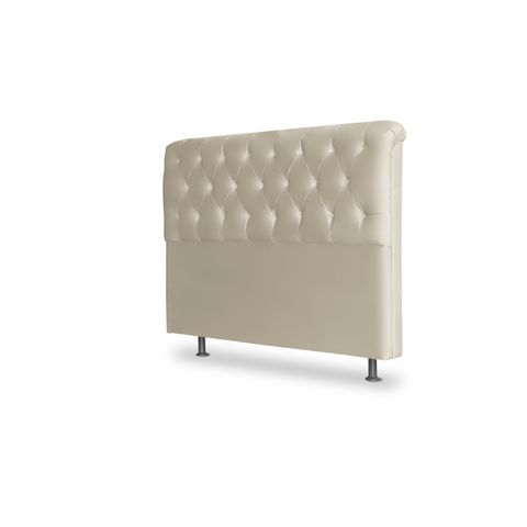 CABECEIRA 160 EMILIA COR SUEDE MARFIM TOPÁZIO DECOR