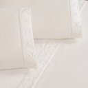 Ver imagem 2 de Jogo de Cama Infinity Queen 4 Peças - Tecido Micropercal 300 Fios - Branco