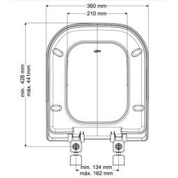 Assento Sanitário Deca modelo Quadra Soft Close Branco Censi - 5