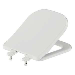 Assento Sanitário Deca modelo Quadra Soft Close Branco Censi