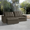 Ver imagem 1 de Sofá 6 Lugares Ceará Retrátil e Reclinável com Molas Ensacadas no Assento Veludo SOF -