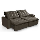 Ver imagem 2 de Sofá 6 Lugares Ceará Retrátil e Reclinável com Molas Ensacadas no Assento Veludo SOF -