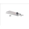 Prateleira 25x60 cms com suporte incluso DECORE CLIP 2560 - Freixo FF (Finish Foil) com textura de m - 3