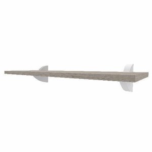 Prateleira 25x60 cms com suporte incluso DECORE CLIP 2560 - Freixo FF (Finish Foil) com textura de m