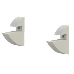 Prateleira 25x60 cms com suporte incluso DECORE CLIP 2560 - Branco - 4