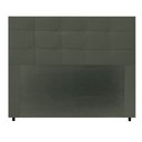 Ver imagem 3 de Cabeceira Cama Box Casal 140 Cm Suede Cinza Lia - MV Estofados