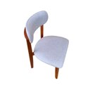 Ver imagem 5 de Combo 4 Cadeiras Maya Estofadas em Linho Confortável Design Elegante & Versátil