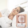 Ventilador Umidificador Agua Led Touch Usb Silencioso 3 Velocidades Verao Sol Calor Mesa Trabalho Es - 7