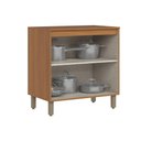 Ver imagem 4 de Balcão Cozinha Henn Venaly 2 Portas 80cm Cinamomo/Off White