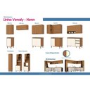 Ver imagem 6 de Balcão Cozinha Henn Venaly 2 Portas 80cm Cinamomo/Off White