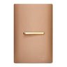 Conjunto Interruptor Paralelo Horizontal com Suporte 4x2 - Dicompel Novara Ouro Rose Gold - 1
