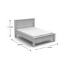 Cama de Casal S819 Polipropileno Branco - Kappesberg - 2